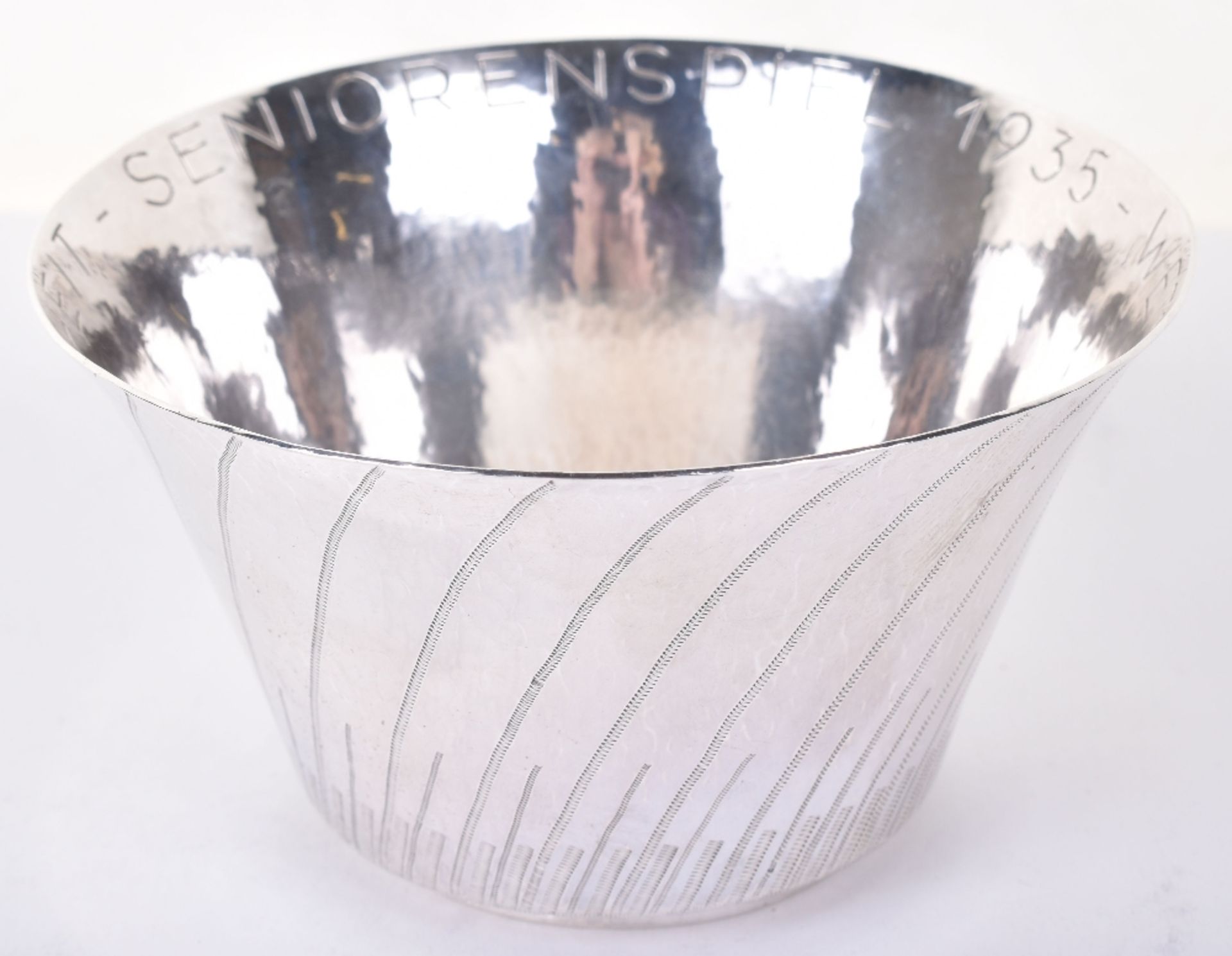 An Art Deco German silver bowl, by Josef Arnold, circa 1935