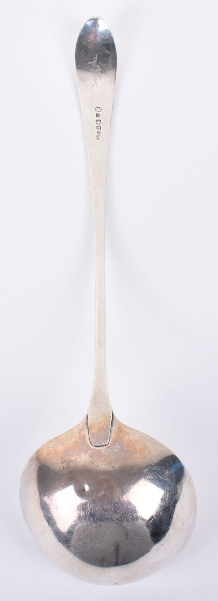 A large Scottish silver ladle, by Alexander Zeigler, Edinburgh 1797 - Image 2 of 6