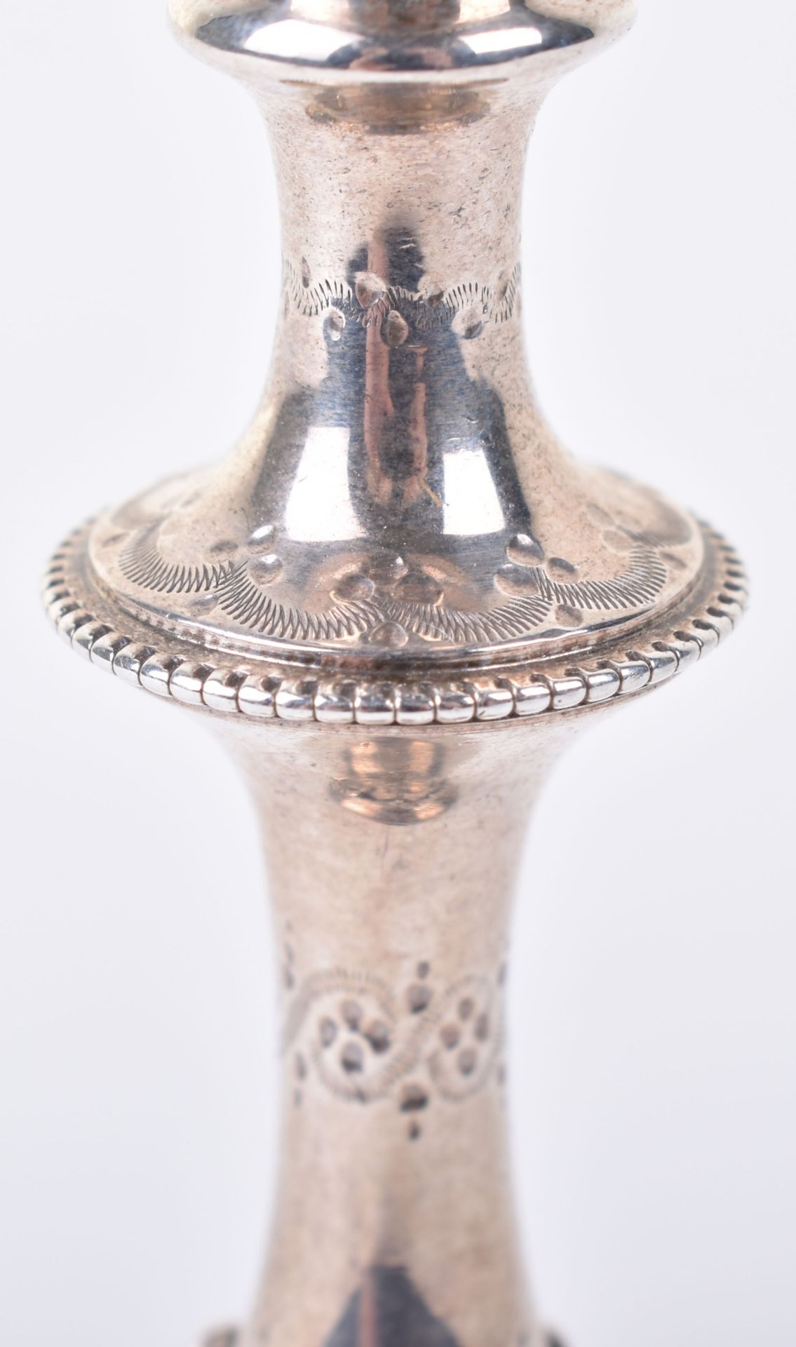 A silver taperstick, unmarked - Image 4 of 5