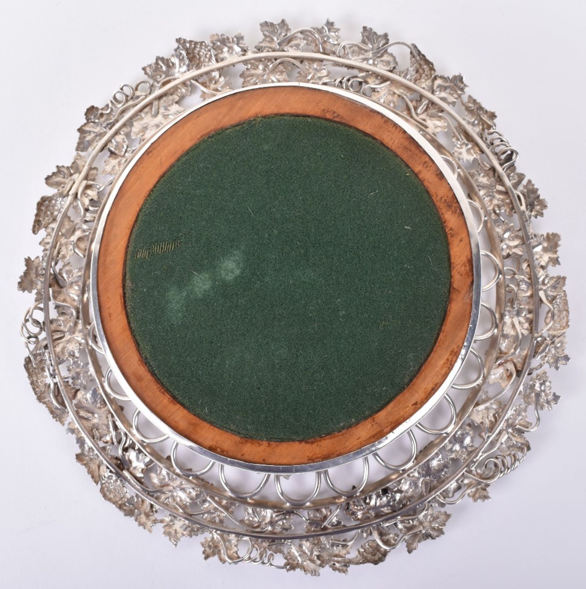 An early Victorian silver wine coaster, by John Terry, London 1844 - Image 5 of 6