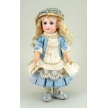 Emile Jumeau bisque head Bebe doll, size 4, French circa 1885,