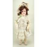 French bisque head doll, circa 1915,