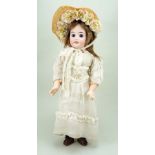 French bisque head doll, probably Jullien, French circa 1900,