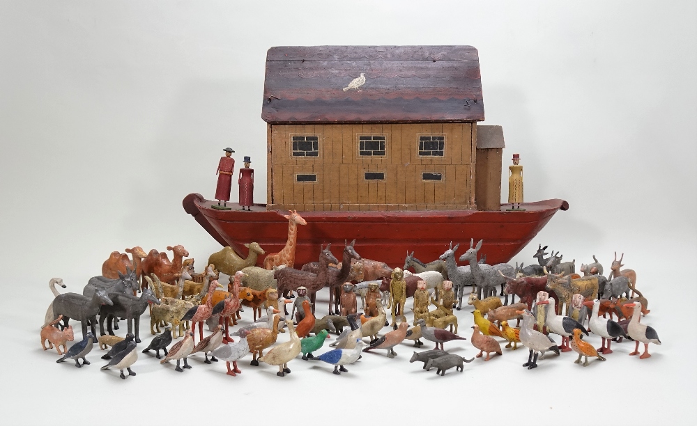 A large and fine Noah’s ark and animals, German circa 1870,