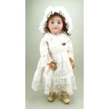 Tete Jumeau DEP bisque head doll, French circa 1910,