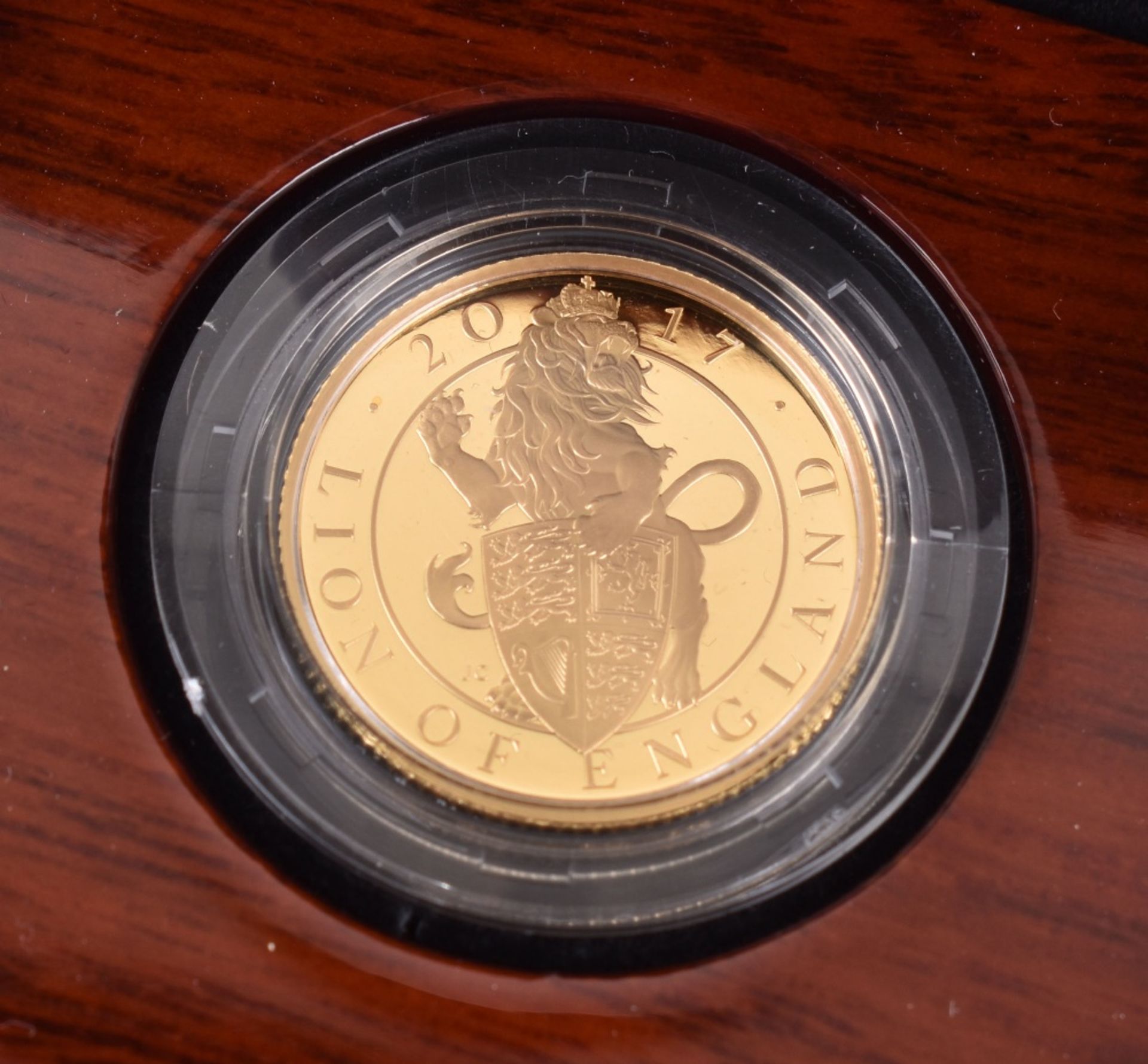 The Queen’s Beasts, The Lion of England, .999 fine gold, 2017 Proof Coin - Image 2 of 3