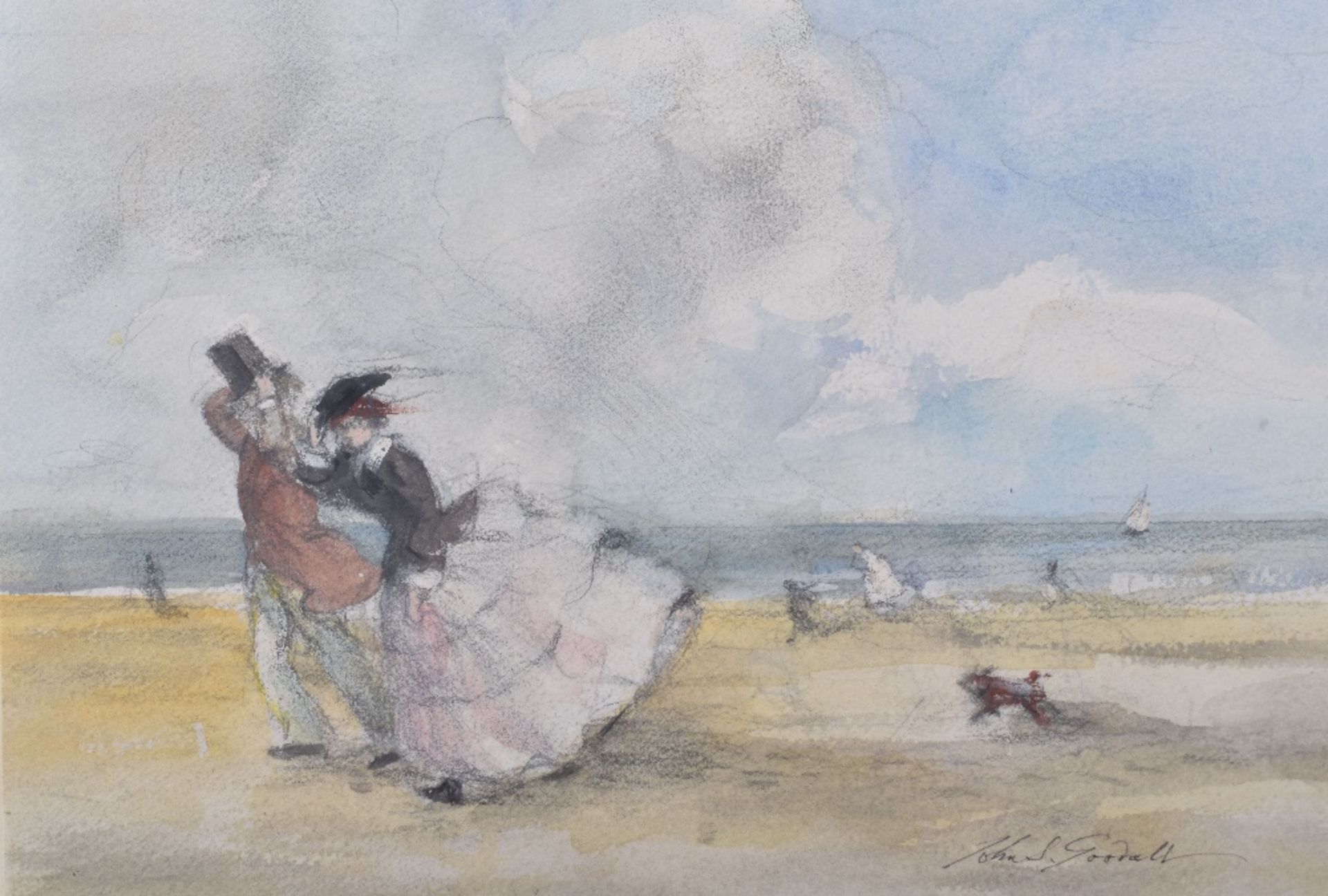 John Strickland Goodall (1908-1996) watercolour on paper - Image 2 of 3