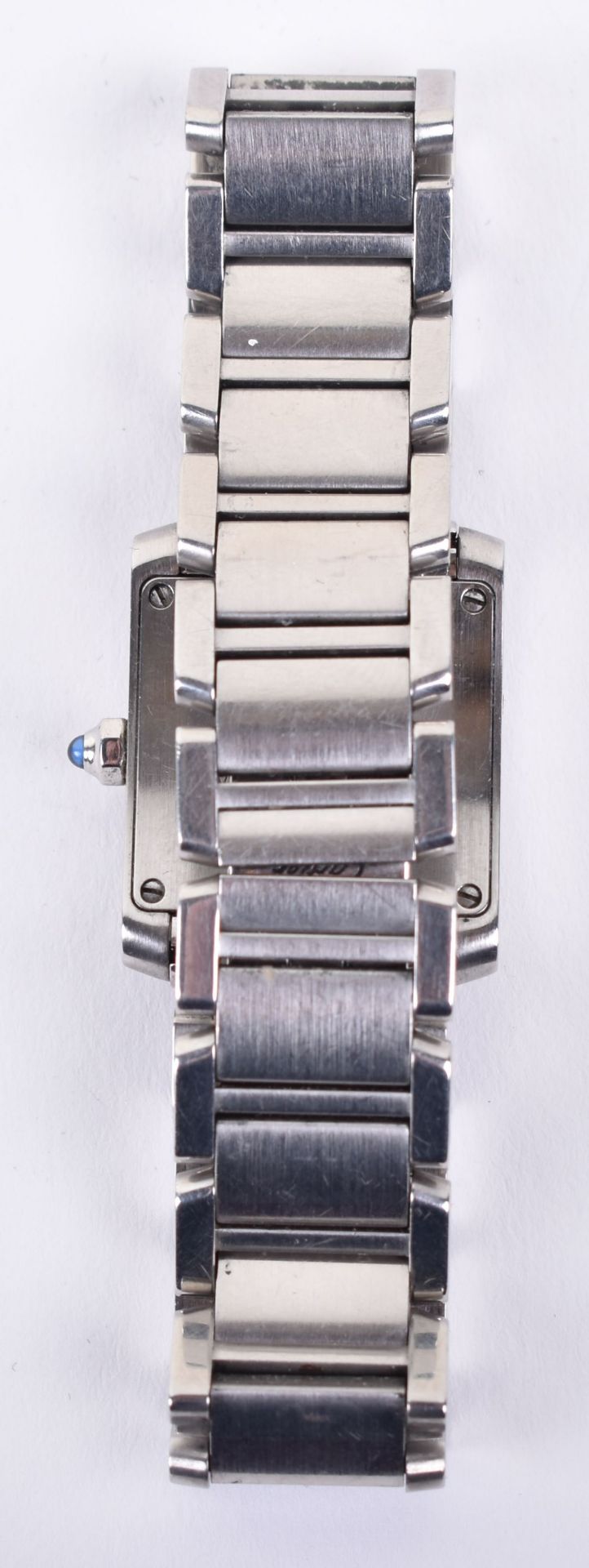 A ladies Cartier steel Tank wristwatch - Image 4 of 4