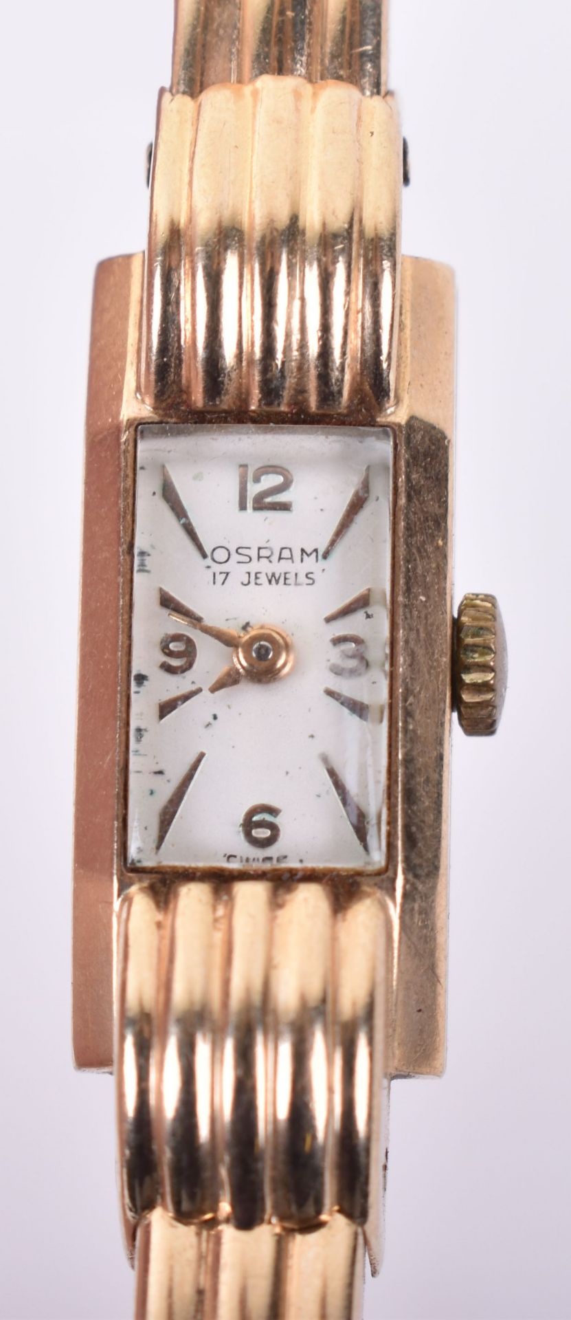 A 20th century 9ct gold ladies wristwatch, by Osram