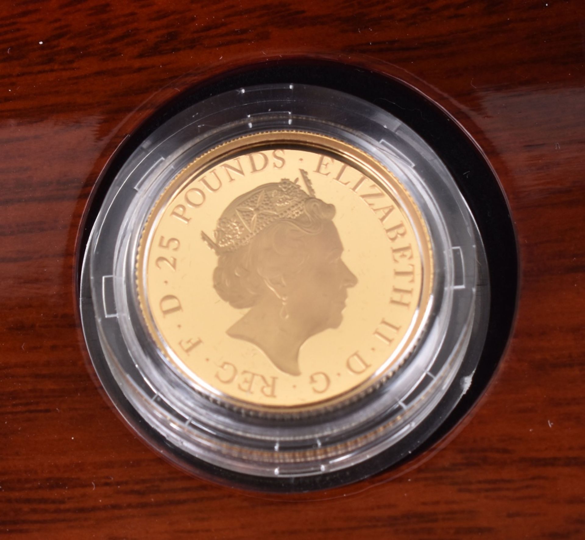 The Queen’s Beasts, The Lion of England, .999 fine gold, 2017 Proof Coin - Image 3 of 3