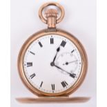 An early 20th century “Star” gold plated full hunter pocket watch