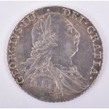 George III, Shilling 1787 WITHOUT HEARTS