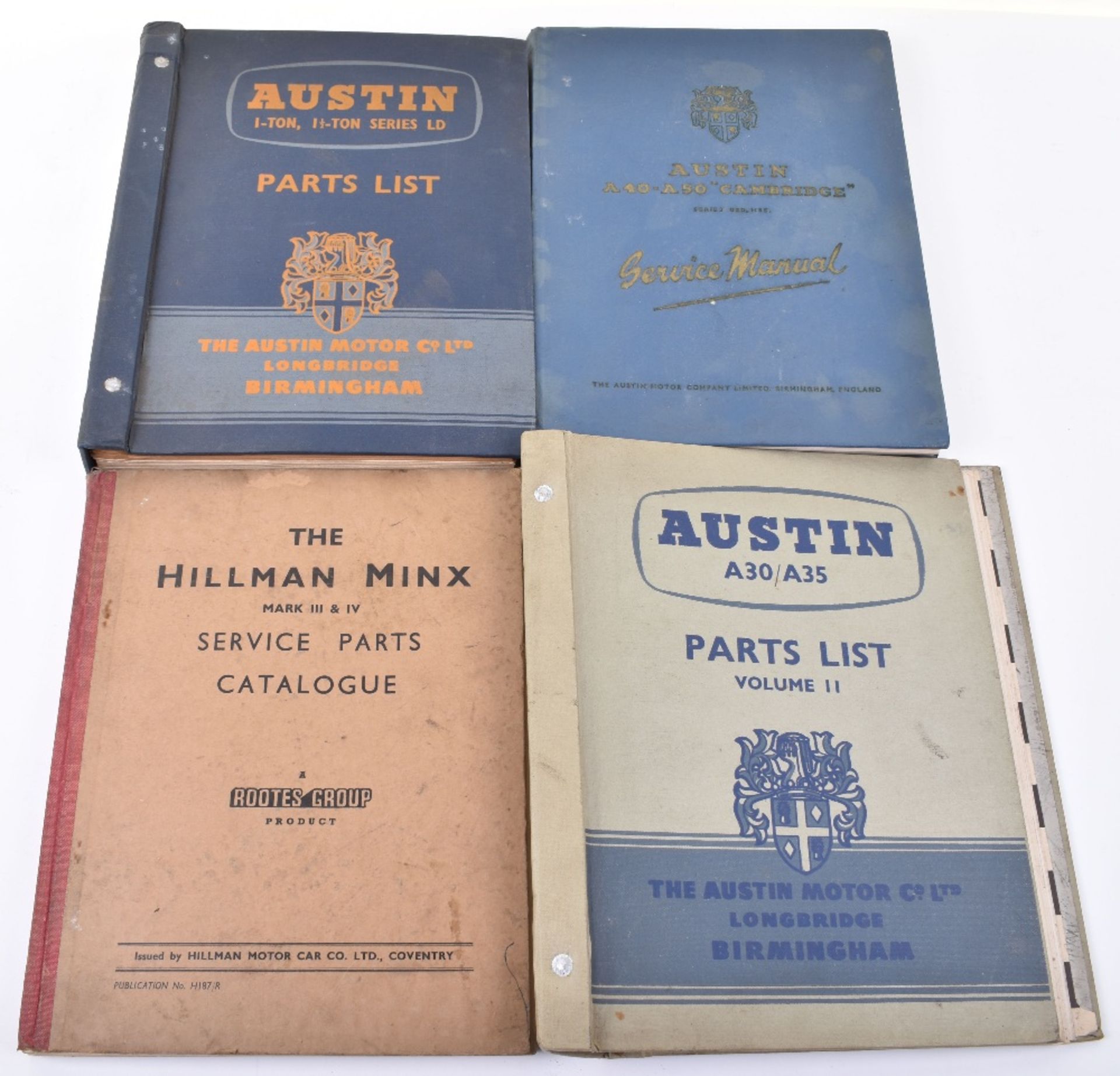 Three boxes of vintage car handbooks mainly Austin and Ford, manual and instructions - Image 6 of 6