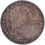 George III, Crown 1818, LVIII Laur. Head Pistrucci’s St. George and dragon