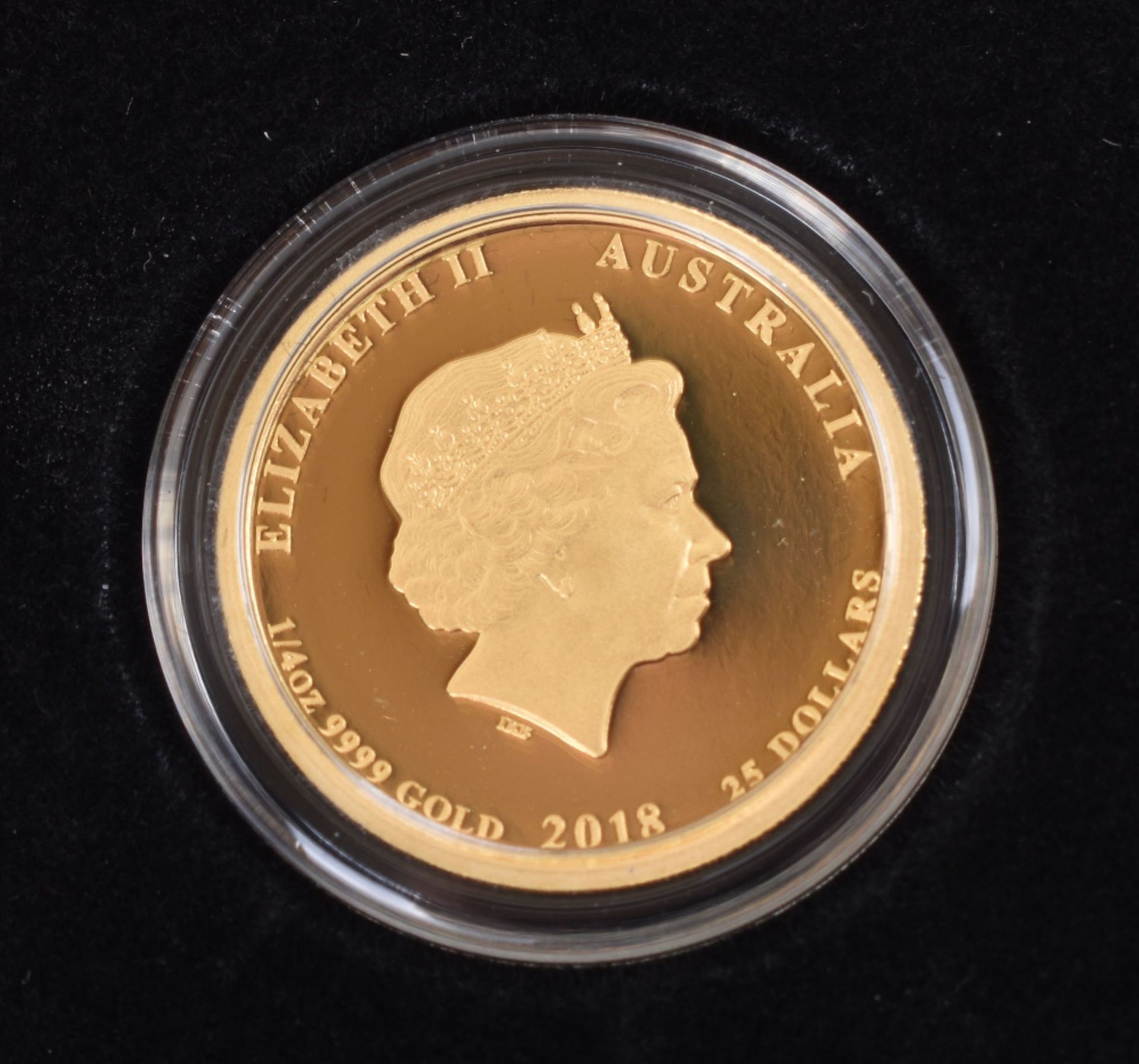 Perth Mind .999 fine gold, 1/4oz 1953-2018 Coronation Anniversary - Image 3 of 3