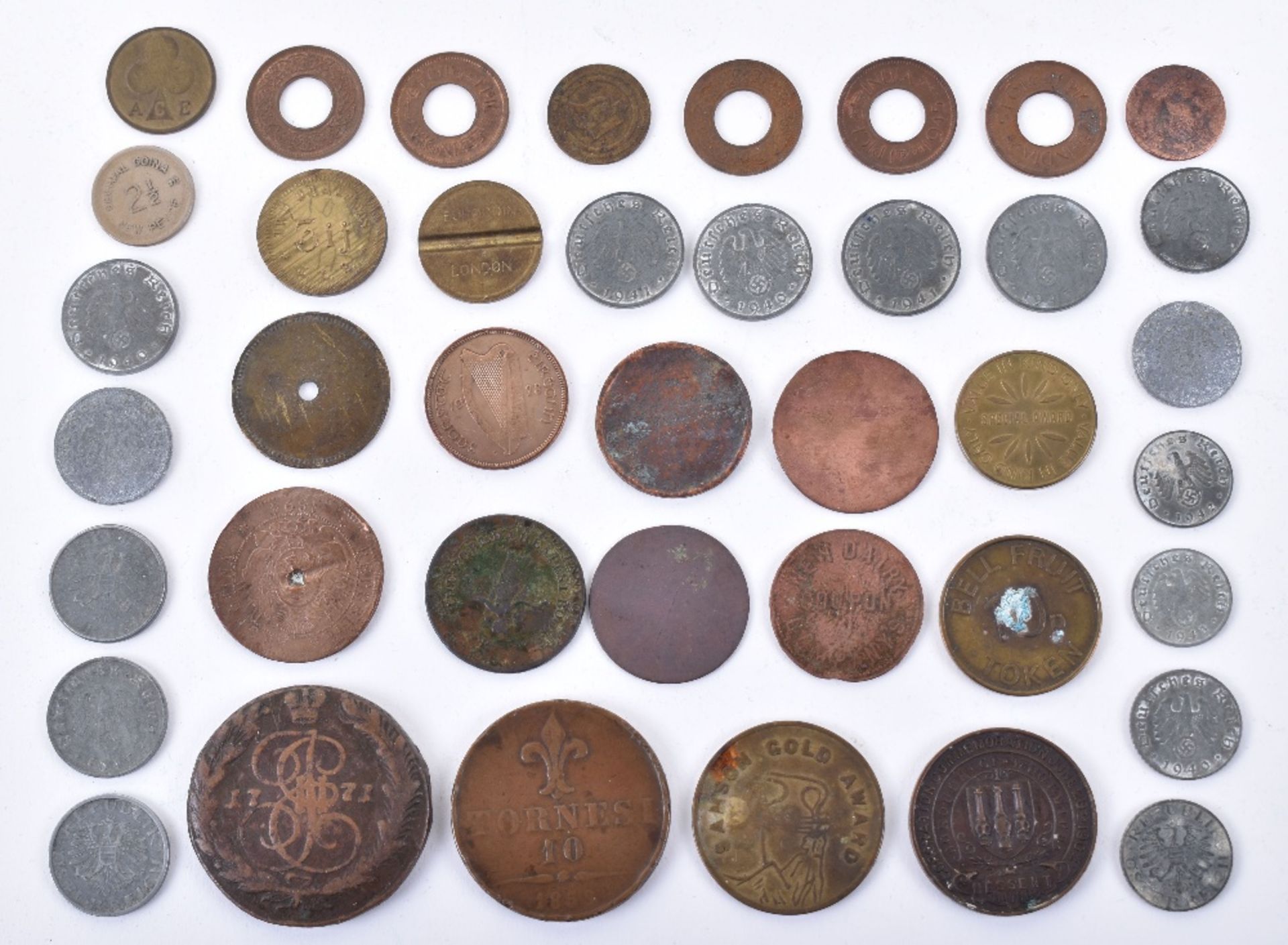 A selection of world coins - Image 2 of 2