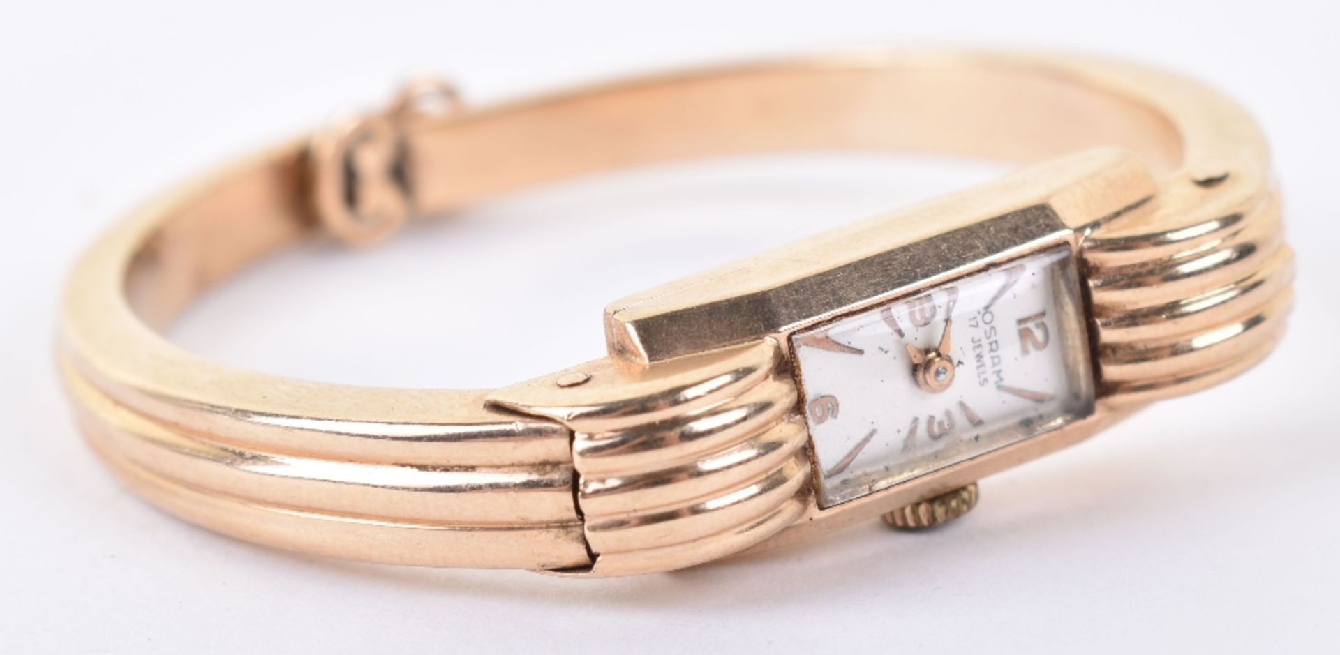 A 20th century 9ct gold ladies wristwatch, by Osram - Image 2 of 6