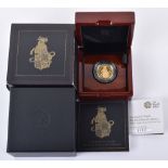 The Queen’s Beasts, The Black Bull of Clarence, .999 fine gold, 2017 Proof Coin