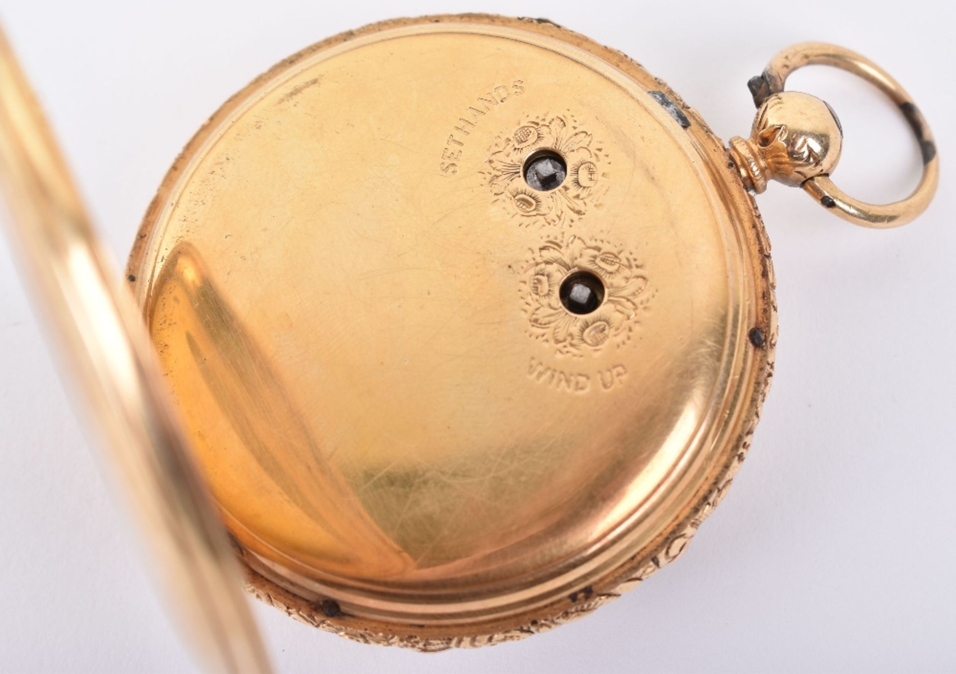 A late Victorian 18ct gold half hunter pocket watch, Sheffield 1900 - Image 3 of 9