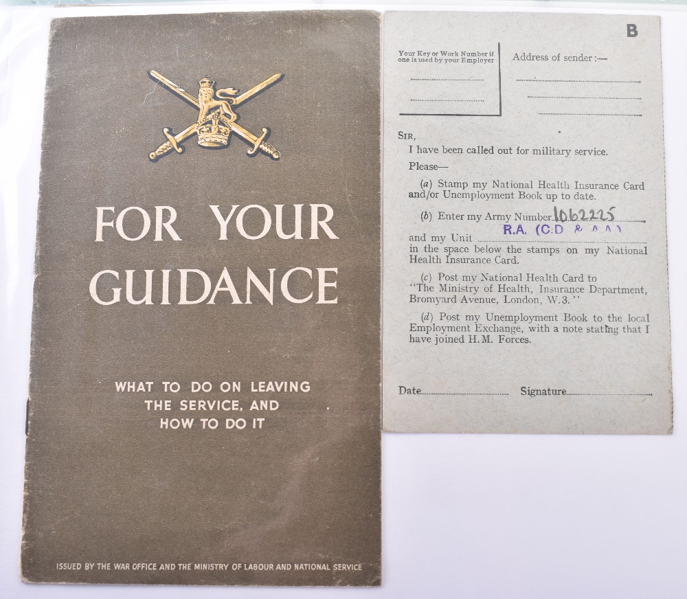 Large Folder of Mixed WW2 Military Ephemera - Image 12 of 25