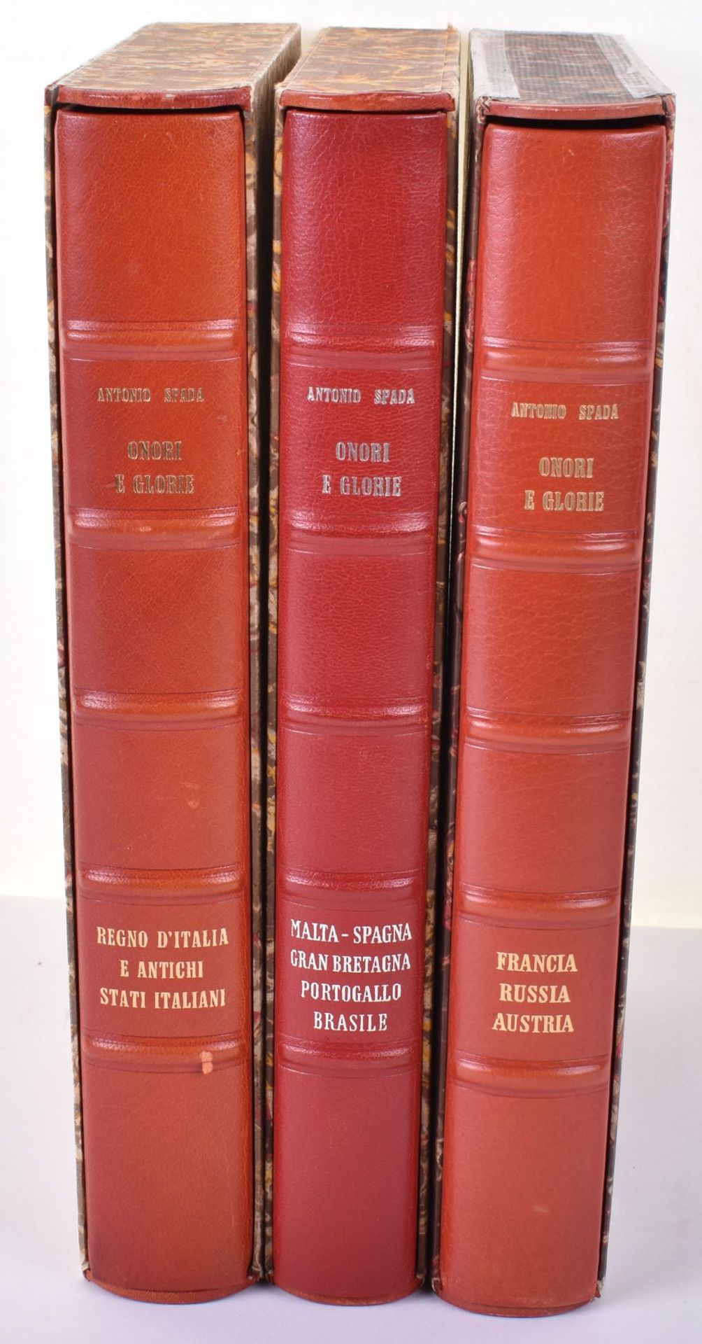 Antonio Spada Onori e Glorie Three Volume Set of this Important and Beautifully Bound Work