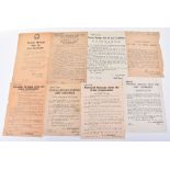 Grouping of WW2 Personal Messages and Special Order of the Day Leaflets