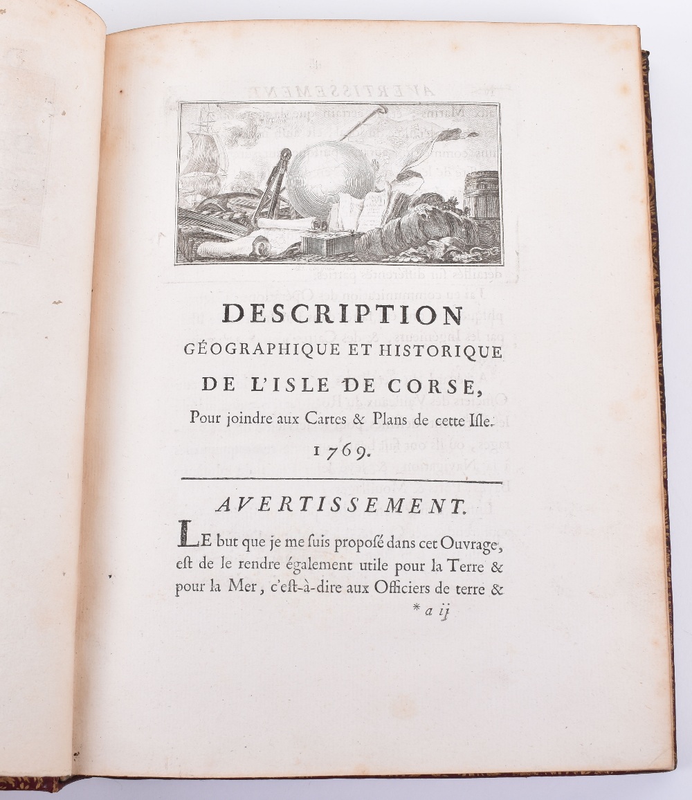 M.Bellin, "Description Geographique et Historique De L'Isle de Corse (Corsica) pour joindre aux Cart - Image 4 of 23