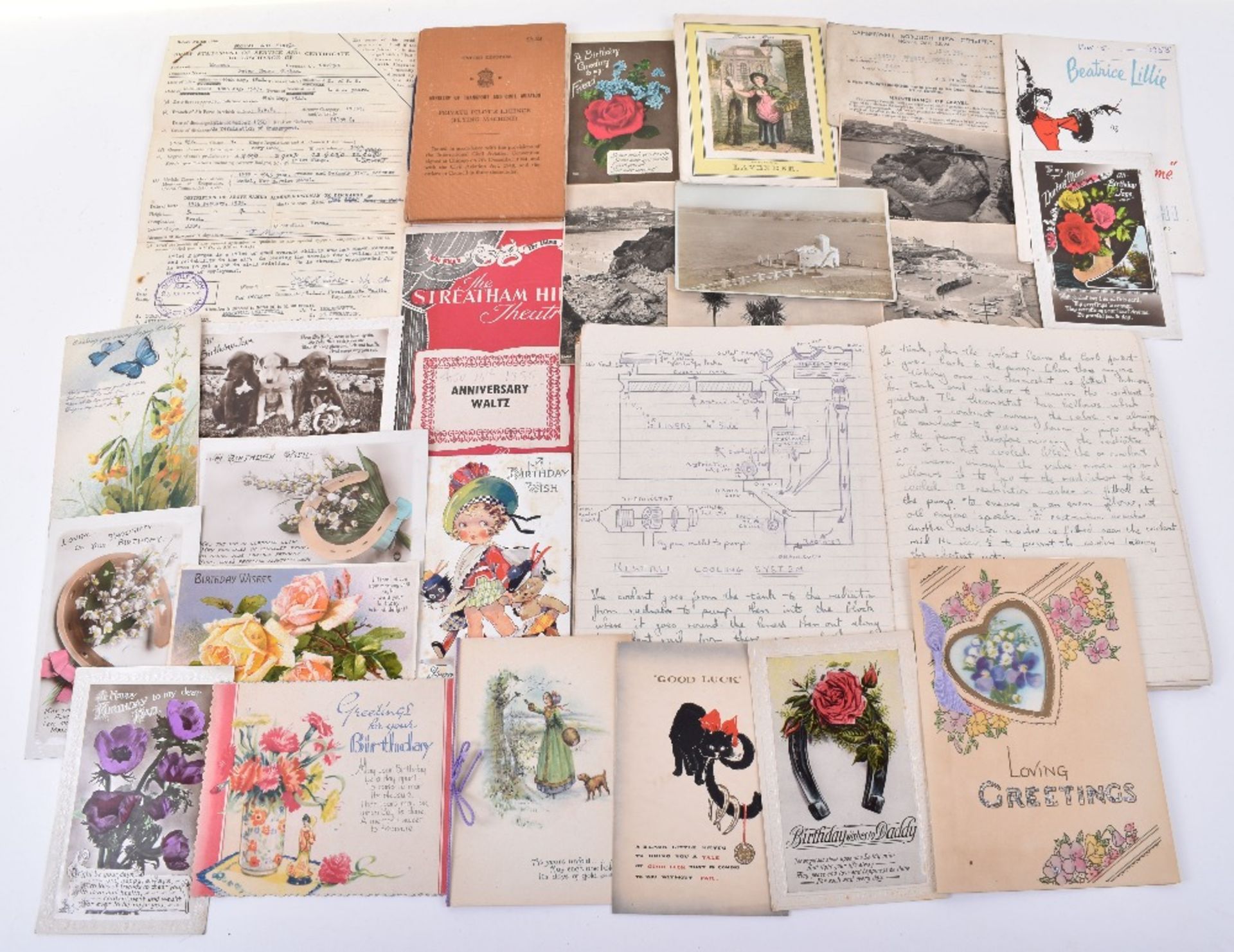 Interesting and Extensive Collection to an RAF Pilot, Peter Henry Graham Morgan and his Wife Nina a - Image 20 of 21