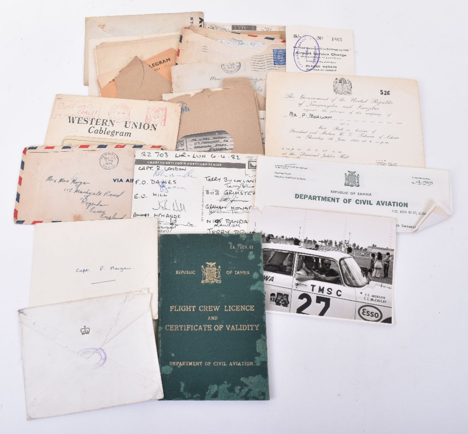 Interesting and Extensive Collection to an RAF Pilot, Peter Henry Graham Morgan and his Wife Nina a - Image 21 of 21