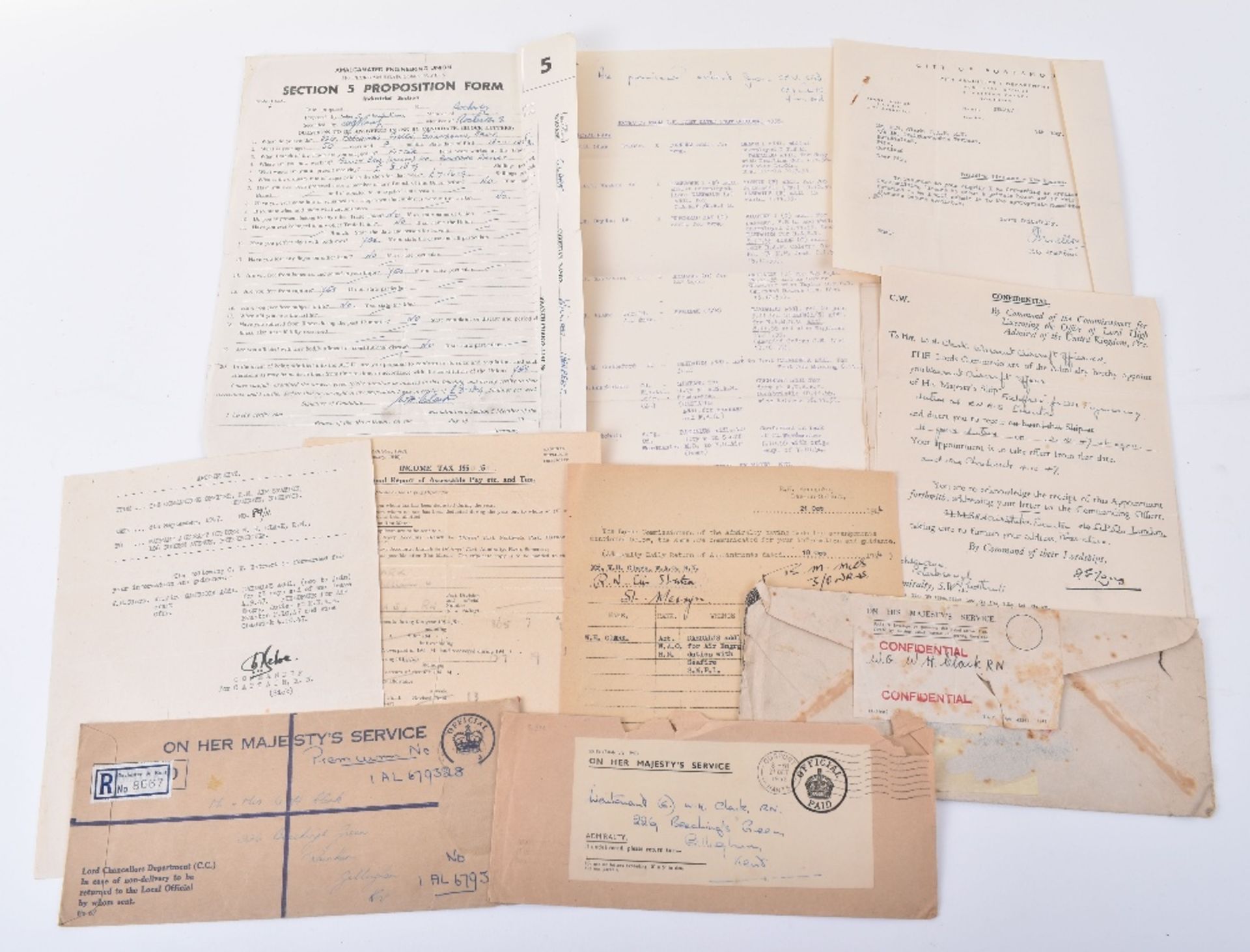 Paperwork Grouping of Air Engineer William Herbert Clark Royal Navy - Image 10 of 10