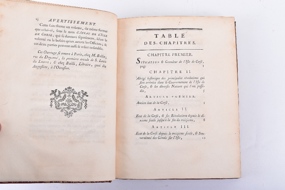 M.Bellin, "Description Geographique et Historique De L'Isle de Corse (Corsica) pour joindre aux Cart - Image 8 of 23