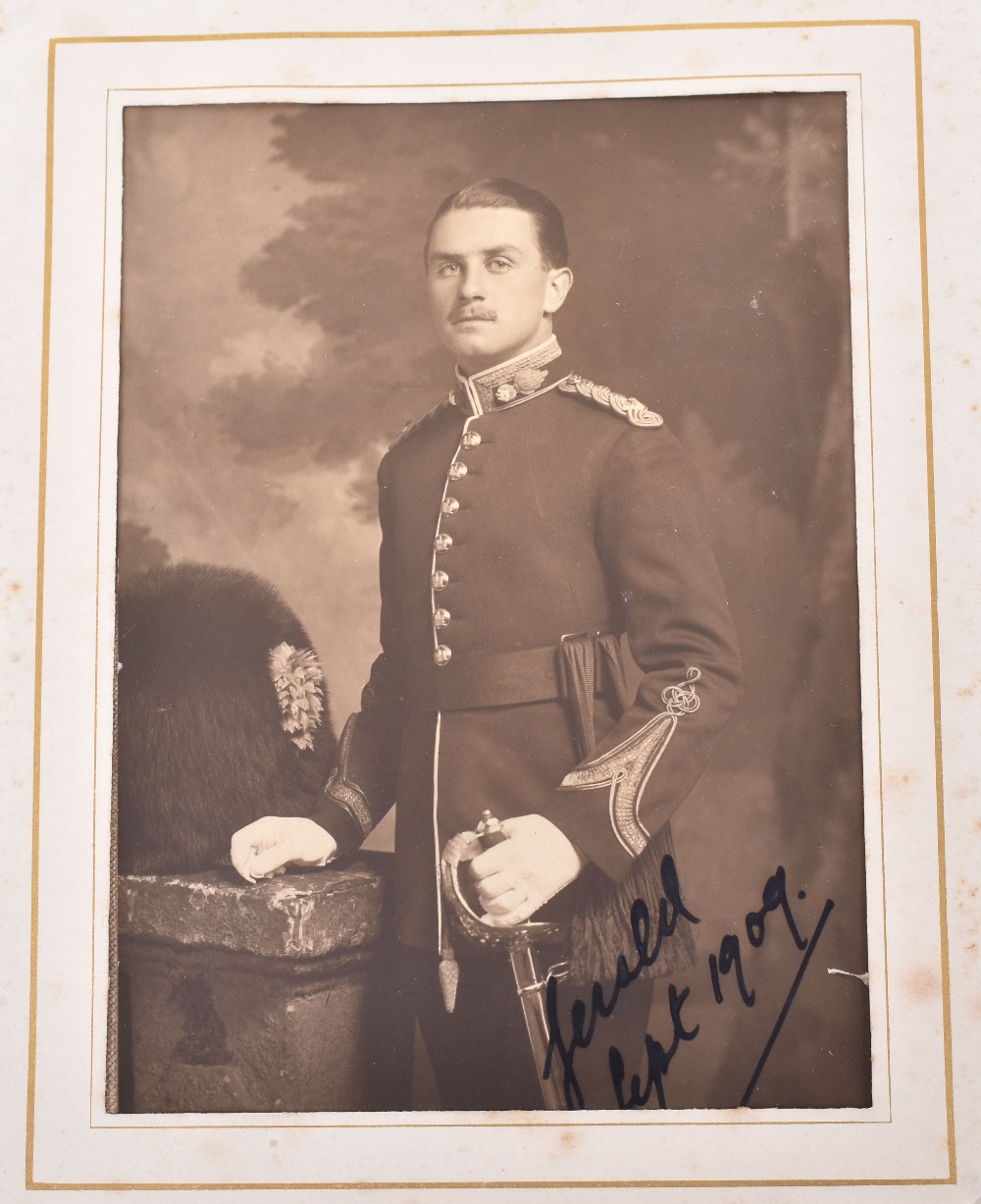 Signed Photograph of Victoria Cross Winner Captain Gerald O'Sullivan Royal Inniskilling Fusiliers