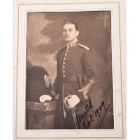 Signed Photograph of Victoria Cross Winner Captain Gerald O'Sullivan Royal Inniskilling Fusiliers