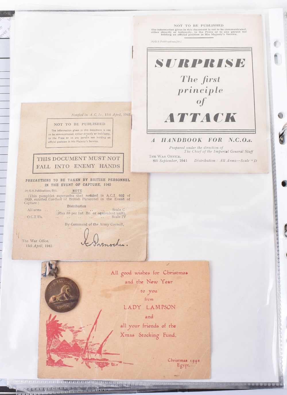 Folder of Mostly WW2 Ephemera - Image 16 of 17