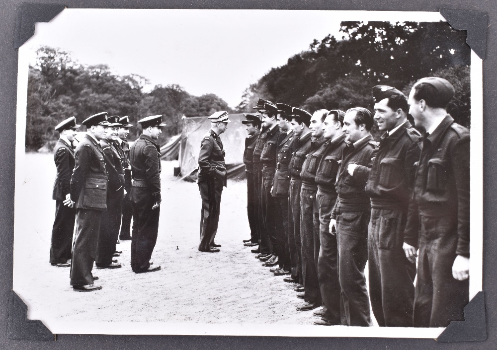 Outstanding WW2 Polish Fighter Pilots Photograph Album Grouping of Flight Lieutenant Antoni Lipkowsk - Image 8 of 42