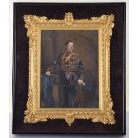 Finely Executed Oil Painting of an Officer in a British Hussar / Yeomanry Regiment