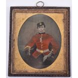 Crimean War Period Ambrotype Photograph 77th (East Middlesex) Regiment of Foot