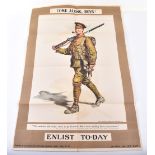 WW1 Parliamentary Recruiting Poster No22 – Come Along Boys! Enlist Today