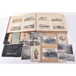 Excellent French Photograph Album, Letters and Cards of Great War Pilot, Georges Barberot