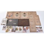 Quantity of Military Cigarette Picture-Cards Albums