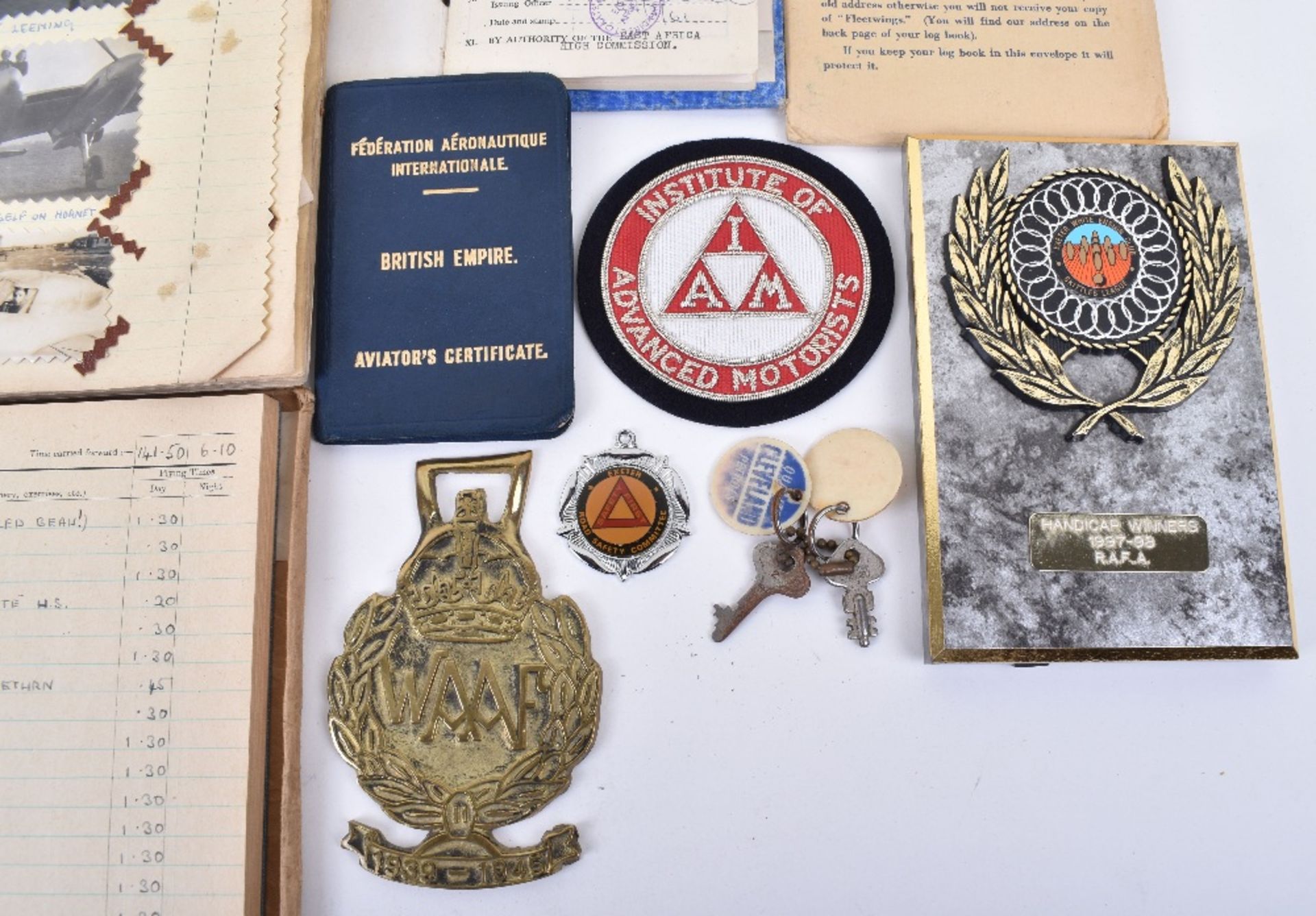Interesting and Extensive Collection to an RAF Pilot, Peter Henry Graham Morgan and his Wife Nina a - Image 4 of 21