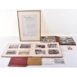 Photograph Albums and Award Document to Colonel J.H.Pattisson, Essex Regiment Employed Egyptian Army