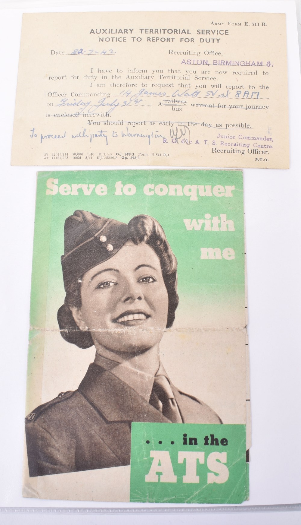 Large Folder of Mixed WW2 Military Ephemera - Image 19 of 25