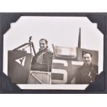 Outstanding WW2 Polish Fighter Pilots Photograph Album Grouping of Flight Lieutenant Antoni Lipkowsk