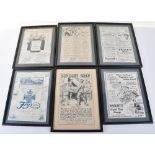 Selection of Framed Pictures of WW1 Interest