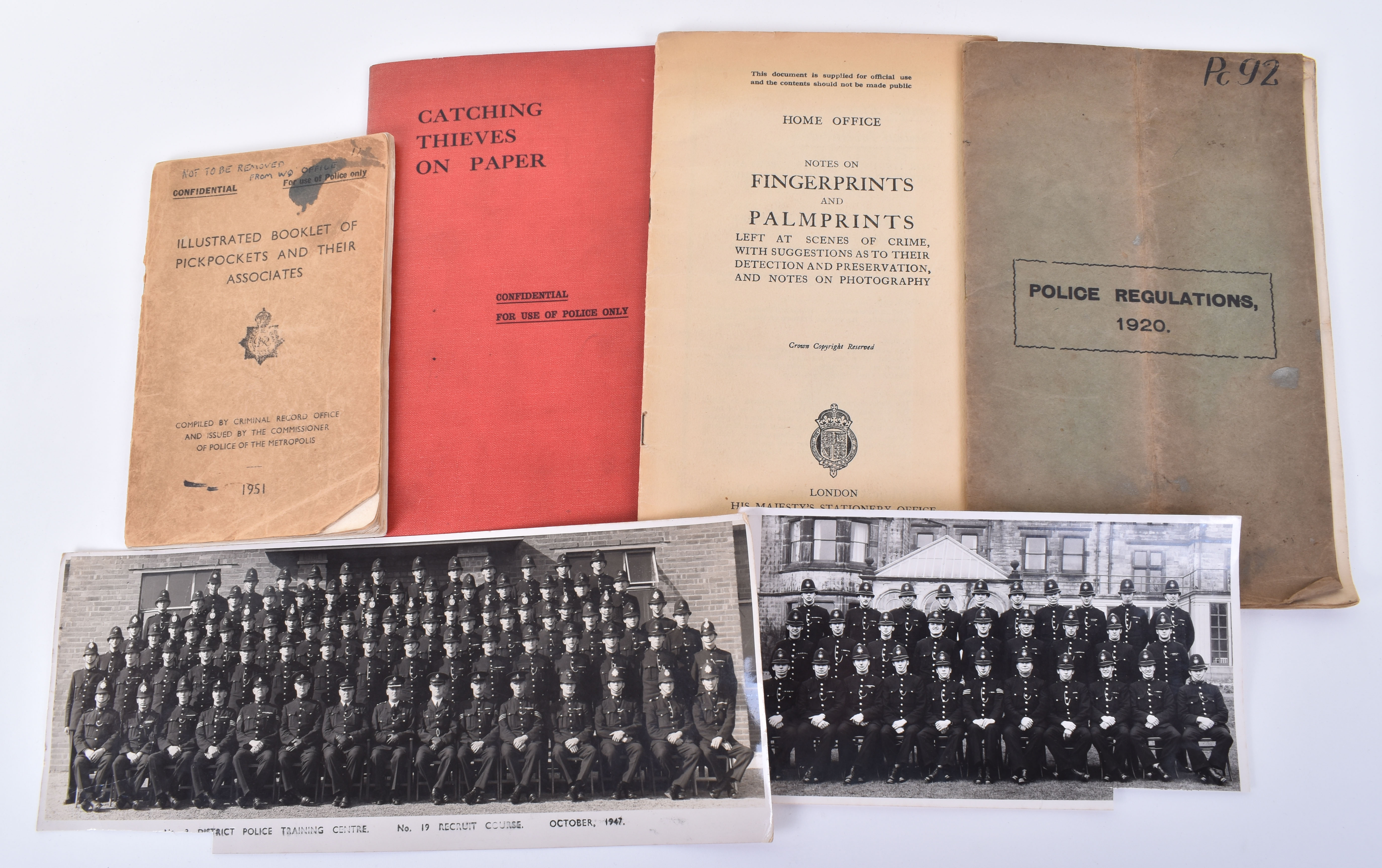 A Mixed Lot of Police Ephemera