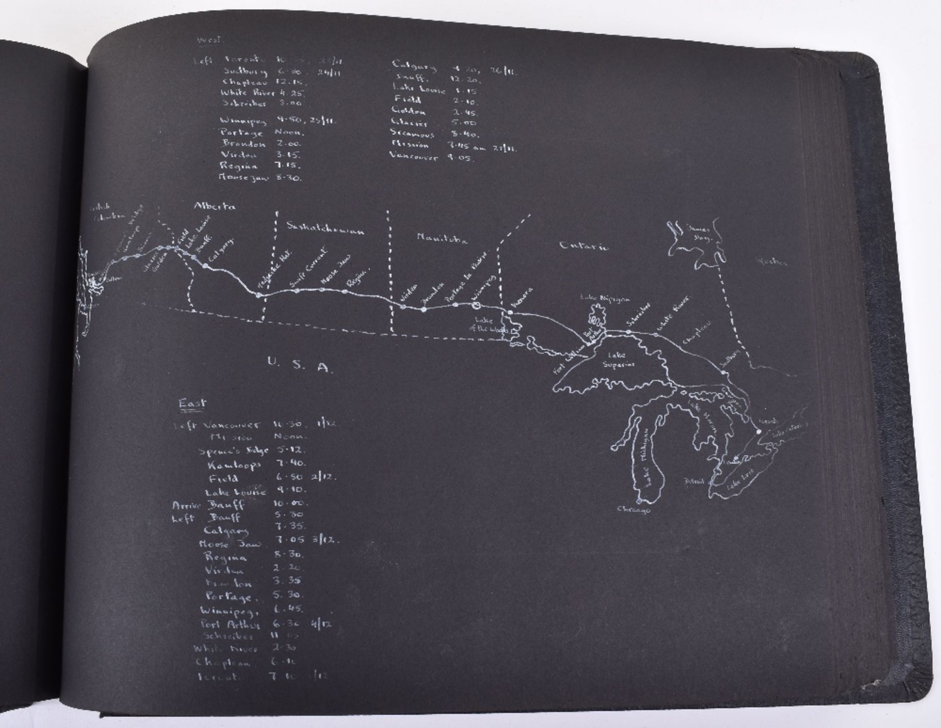 Royal Canadian Air Force (RCAF) Photograph Album "Travels in Canada and the U.S.A. 1944" - Image 14 of 20