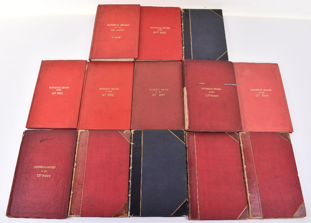 Nice Collection of Historical Records of Various Regiments by Richard Cannon