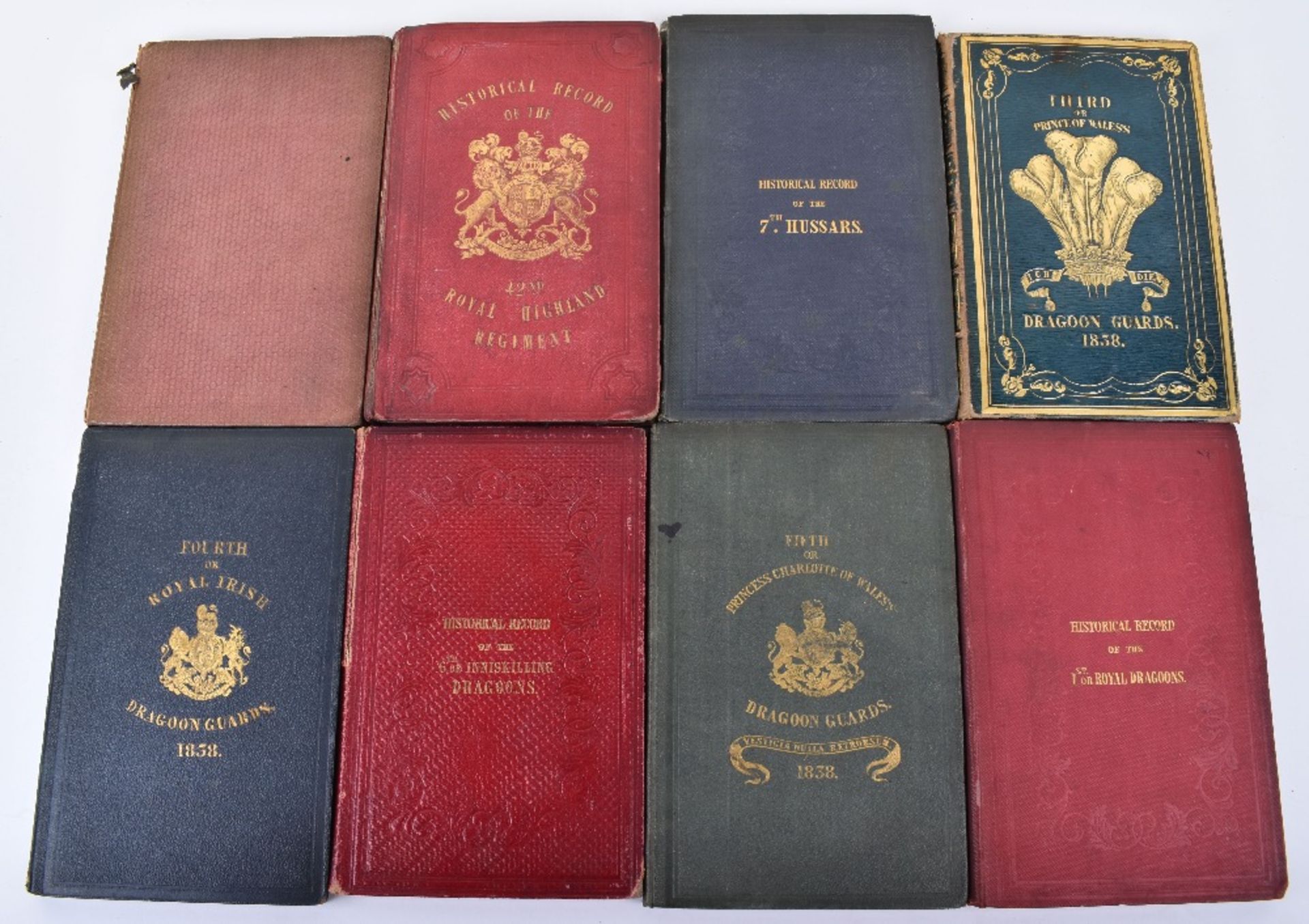 Nice Collection of Historical Records of various Regiments by Richard Cannon