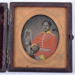 Crimean War Period British Yeomanry Regiment Ambrotype Photograph